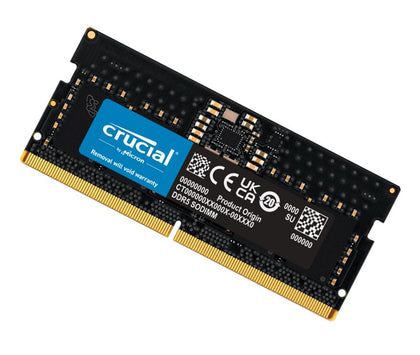Crucial 32GB (1x32GB) DDR5 SODIMM 4800MHz C40 1.1V Notebook Laptop Memory Micron (Crucial)