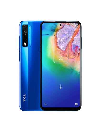 TCL 20 5G 128GB Placid Blue, 6.67' FHD+ LCD Display, 128GB/6GB Memory, Dual Sim, 48MP AI Triple-Camera, 4500mAh Battery TCL