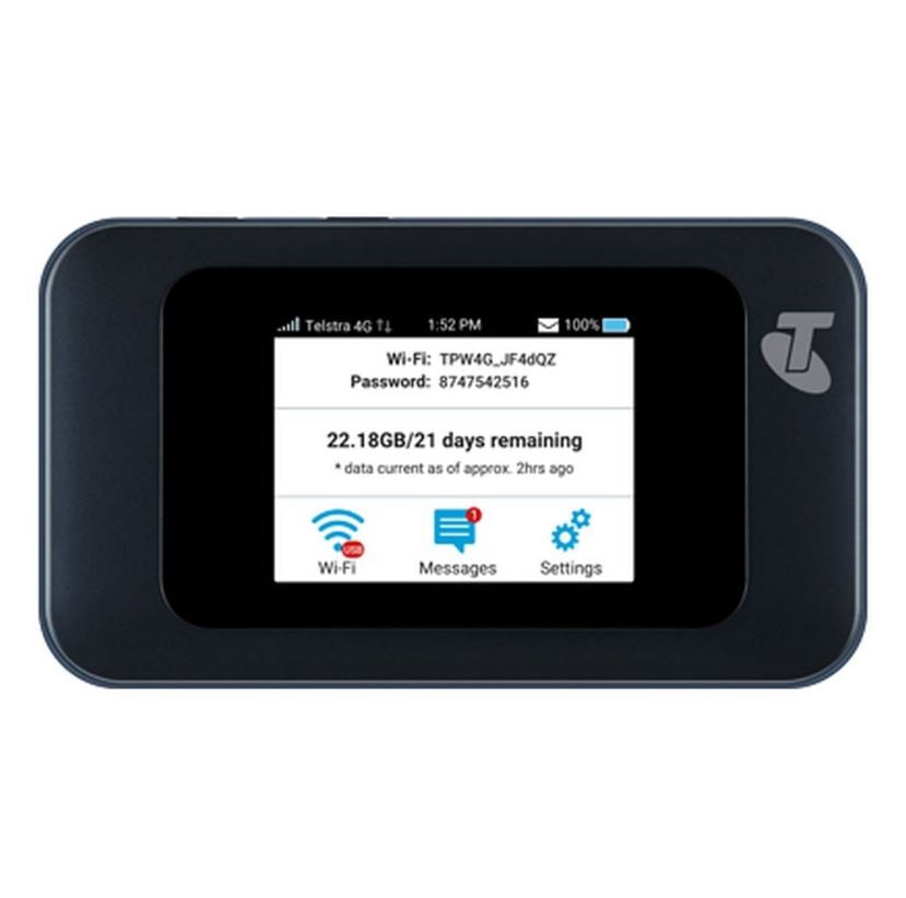 Telstra Pre- Paid 4GX MF985T Hotspot - Black, 20GB Data,  Connect up to 20 Wi-Fi enabled devices, Battery life up to 10 hours. freeshipping - Goodmayes Online