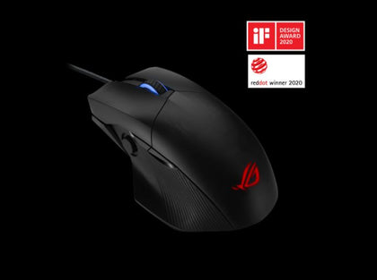 ASUS ROG CHAKRAM CORE Gaming Mouse 16000dpi USB2.0, Programmable Joystick, Adjustable Weight, Mappable Stealth Button, Aura Sy ASUS