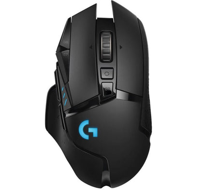 Logitech G502 Lightspeed USB Wireless Gaming Mouse 1ms 16000 DPI Mechanical Button Shifting POWERPLAY RGB Lighting 114g 16g weight(LS) Logitech