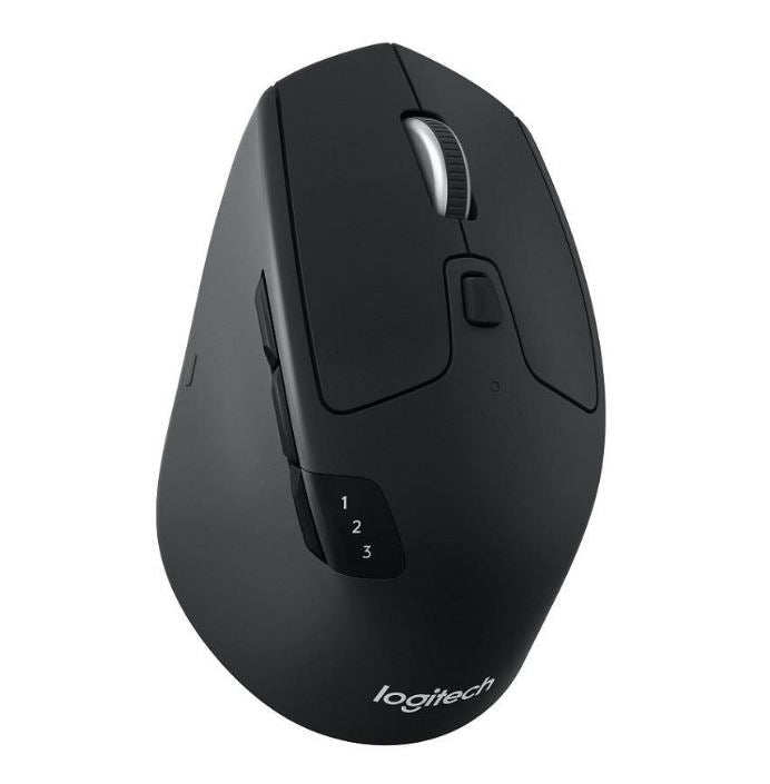 Logitech M720 Triathlon Multi-Device Wireless Bluetooth Mouse with Flow Cross-Computer Control & File Sharing for PC & Mac Easy-Switch up to 3 Devices Logitech