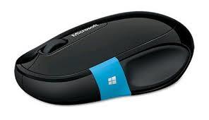 Microsoft Sculpt Comfort Black Bluetooth Mouse Microsoft