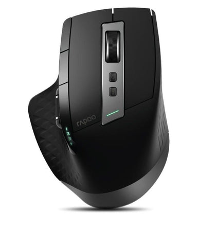 RAPOO MT750S Multi-Mode Bluetooth & 2.4G Wireless Mouse - Upto DPI 3200 Rechargeable Battery - MX Master Alternative  910-005710 Rapoo