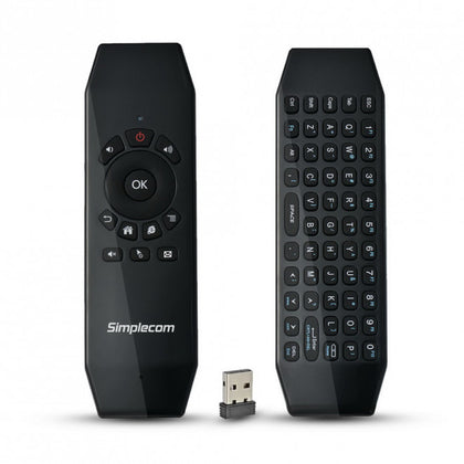 Simplecom RT150 2.4GHz Wireless Remote Air Mouse Keyboard with IR Learning Simplecom