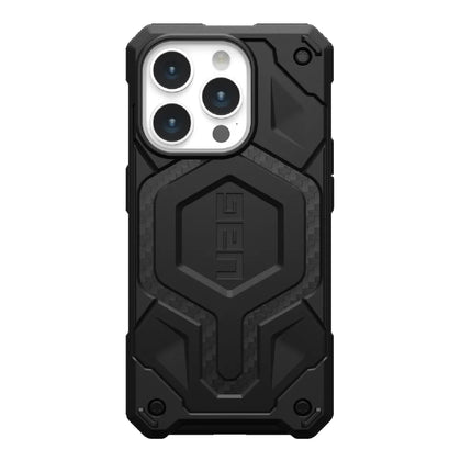 UAG Monarch Pro MagSafe Apple iPhone 15 Pro (6.1') Case - Carbon Fiber (114221114242), 25ft. Drop Protection(7.6M),5 Layers of Protection