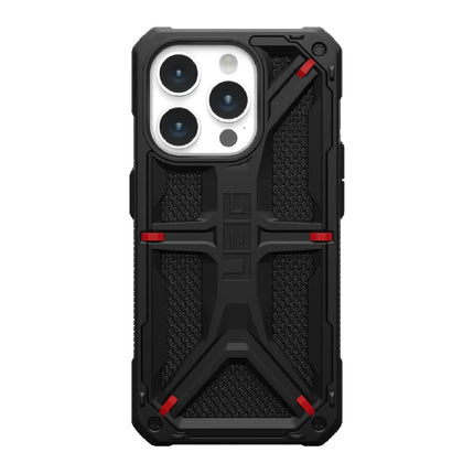 UAG Monarch Kevlar Apple iPhone 15 Pro (6.1') Case - Kevlar Black (114278113940), 20ft. Drop Protection(6M),5 Layers of Protection,Tactical Grip