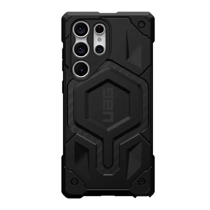 UAG Monarch Pro Samsung Galaxy S23 Ultra Case - Carbon Fiber (214140114242), 25ft. Drop Protection (7.6M), 5 Layers of Protection