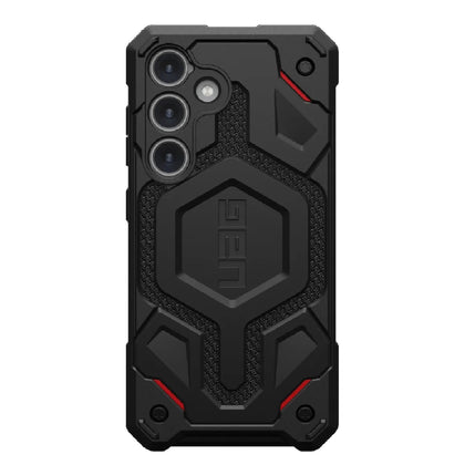 UAG Monarch Kevlar Samsung Galaxy S24 5G (6.2') Case - Black (214411113940), 20ft. Drop Protection (6M), Multiple Layers, Tactical Grip, Rugged