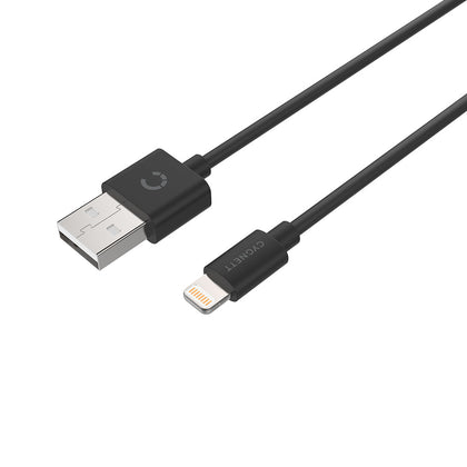 Cygnett Essentials Lightning to USB-A Cable (1M) - Black (CY2722PCCSL), Fast charge your iPhone (12W), Meets Apple's performance standards Cygnett