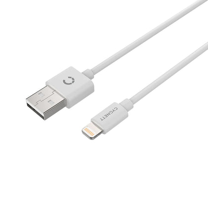 Cygnett Essentials Lightning to USB-A Cable (1M) - White (CY2723PCCSL), Fast charge your iPhone (12W), Meets Apple's performance standards Cygnett
