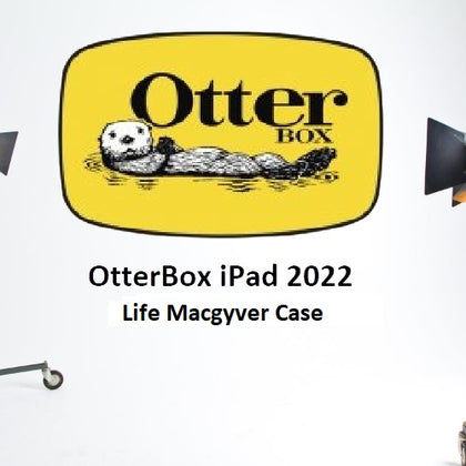 OtterBox Apple iPad (10.9-inch) (10th Gen) Kids EasyClean Tablet Case with Screen Protector - Hearts & Crafts (Red) (77-90388), Durable Construction Otterbox