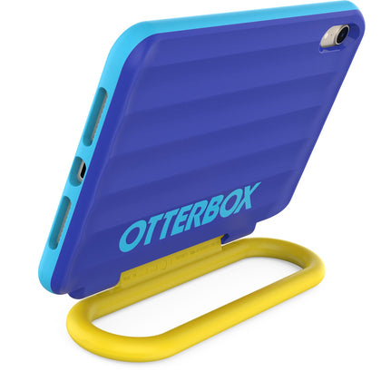 OtterBox EasyClean Apple iPad Mini (8.3') (6th Gen) Case with Screen Protector Blued Together (Blue) - (77-90398), DROP+ Military Standard