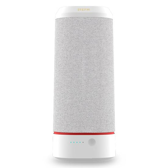 EFM Havana Bluetooth Speaker - Chalk White (EFBSHUL909CHK), Premium 20W Bluetooth Speaker, IPX6/7 Water-resistant, Up to 10hrs Playtime, Drop proof EFM
