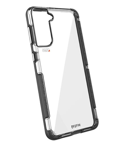 EFM Cayman Case for Samsung Galaxy S21+ 5G - Smoke Black (EFCCASG271SMB), Antimicrobial, 6m Military Standard Drop Tested, Shock & Drop Protection EFM
