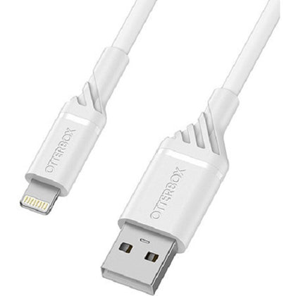 OtterBox Lightning to USB-A Cable 2M MFi - Cloud Dream White (78-52629), Work with Apple Devices with a Lightning Charging Port, Flexible exterior freeshipping - Goodmayes Online