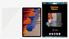 PanzerGlass Samsung Galaxy Tab S8+ / Galaxy Tab S7+ (12.4') Screen Protector - (7242), AntiBacterial, Edge-to-Edge, Compatible with Pen, Case Friendly Panzer Glass