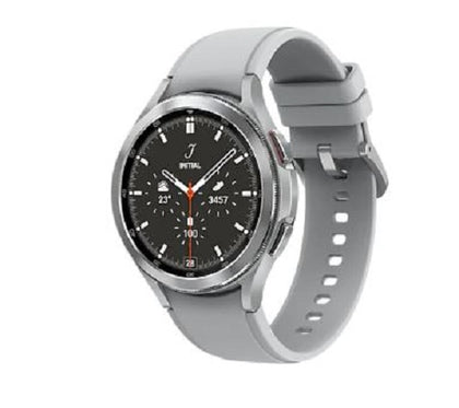 Samsung Galaxy Watch4 Classic Bluetooth (46mm) - Silver(SM-R890NZSAXSA)*AU STOCK*,1.4' Super AMOLED,1.18GHz,Dual-Core,1.5GB/16GB,NFC,Samsung OS,361mAh Samsung