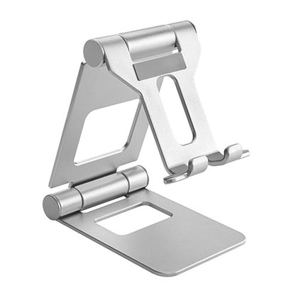 Brateck Aluminium Foldable Stand Holder for Phones and Tablets- Silver Brateck