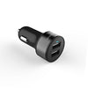 mbeat® Power Dot Pro Dual port 3.4A Rapid Car Charger - 17W/Metallic Design/Fast Charging Mobile Apple iPhone iPad Samsung Galaxy Hauwei HTC Google MBEAT