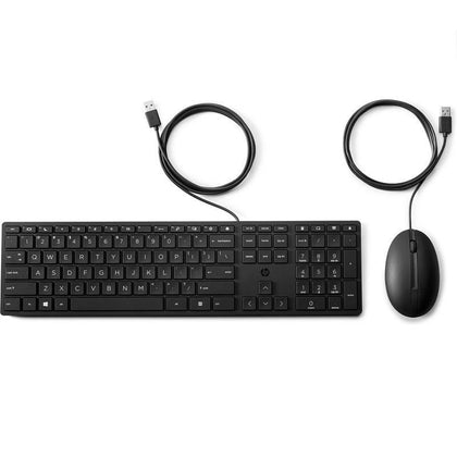 HP USB Wired Desktop 320 Mouse Keyboard Combo HP