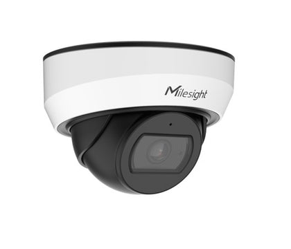MileSight 2MP Weather-Proof Turret Dome Camera, Fixed Lens, 25m IR Distance, PoE, IP67, IK10
