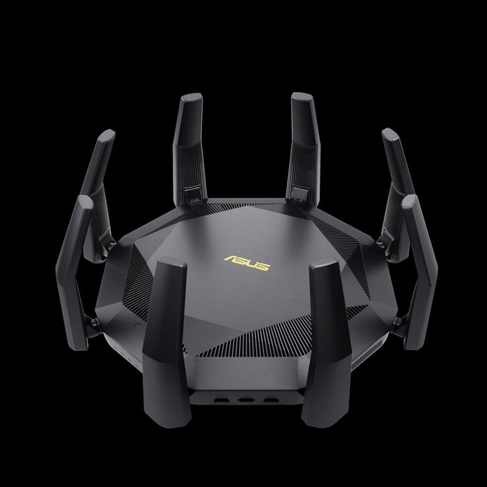 ASUS RT-AX89X AX6000 Dual Band Wi-Fi 6 (802.11ax) Router, MU-MIMO, OFDMA (WIFI6), Dual 10G LAN, Commercial Grade Security, 8xAntenna, 8xLAN ASUS