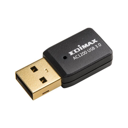 Edimax EW-7822UTC Wireless AC1200 Dual Band MU-MIMO Wireless Mini USB3.0 Adapter, 867/300Mbps, Beamforming, Small Design, WPS Edimax