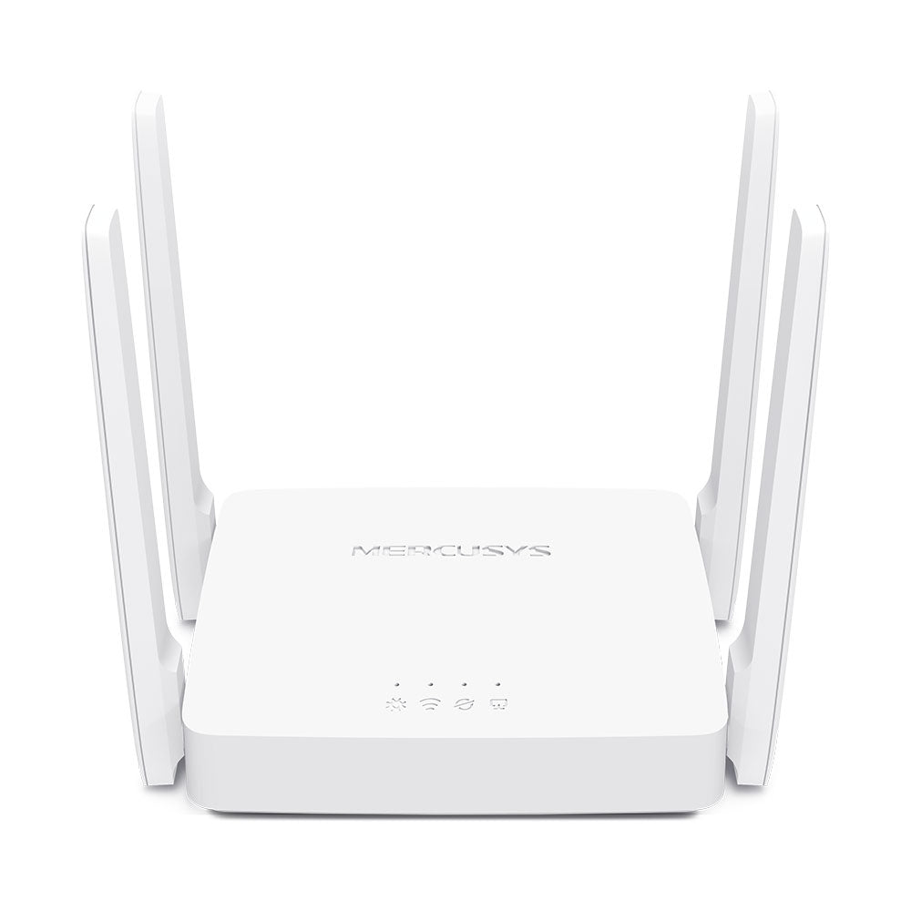Mercusys AC10 AC1200 Wireless Dual Band Router, 867 Mbps @ 5GHz 300 Mbps @ 2.5 GHz, WPS Button, 1xWAN 1xLAN 4 Fixed Omni-Directional Antenna (LS) TP-LINK