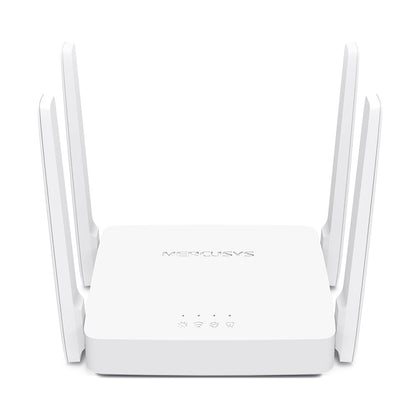 Mercusys AC10 AC1200 Wireless Dual Band Router, 867 Mbps @ 5GHz 300 Mbps @ 2.5 GHz, WPS Button, 1xWAN 1xLAN 4 Fixed Omni-Directional Antenna (LS) TP-LINK