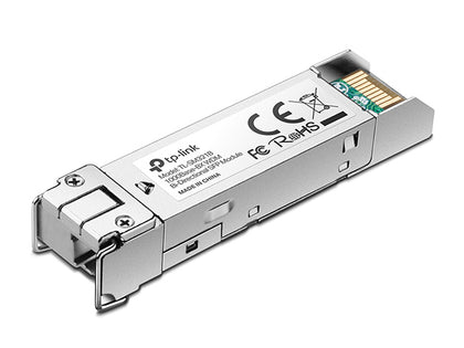 TP-Link 1000Base-BX WDM Bi-Directional SFP Module (TL-SM321B-2) TX: 1310nm, RX: 1550nm, Up To 2KM Transmission Distance TP-LINK