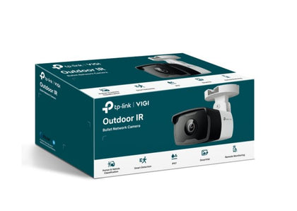TP-Link VIGI 4MP C340I(6mm) Outdoor IR Bullet Network Camera,6mm Lens, Smart Detection, 3YW