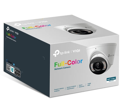 (TP-Link Allocation) TP-Link VIGI 4MP C445(2.8mm)  Full-Color Turret Network Camera, 2.8mm Lens, Smart Detection
