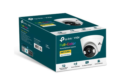 TP-Link VIGI 5MP C450(4mm)  Full-Colour Turret Network Camera, 4mm Lens, Two-Way Audio, Corridor Mode, Smart Detection 3YW