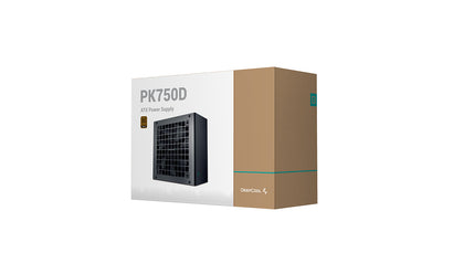 DeepCool PK750D 80+ Bronze Power Supply Unit, 120mm Fan, Taiwan Capacitor, DC to DC, ATX12V V2.4, 100,000 MTBF, 85% Efficiency  5YWT DEEPCOOL