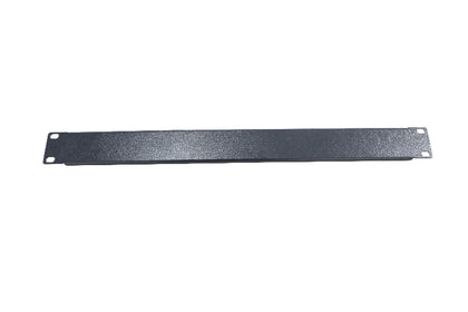 LDR 1U 19' Blanking Panel - Rack Mountable 19' - Black Metal Construction LDR