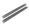 LDR 1U 19' Cable Management Brush Rail (Brush Panel) - Black Metal Construction