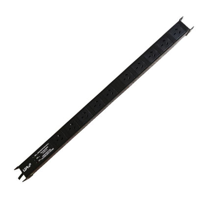 LDR 10-Port 10A Power Distribution Unit AU Approved - 10x 3-Pin AU/NZ Outlets/Slots - 1U Vertical Mount LDR