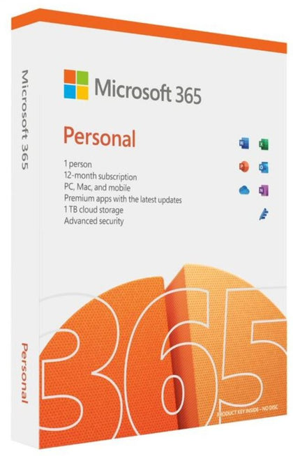 Microsoft 365 Personal 2021 English APAC 1 Year Subscription Medialess NEW Microsoft