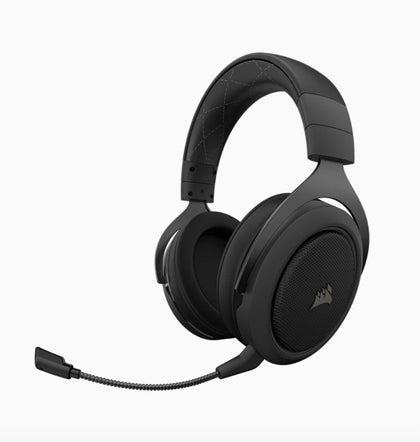 Corsair HS70 Pro Wireless Gaming Headset Carbon. 7.1 Sound, Up to 16hrs of Playback. PC and PS4 Compatible. 2 Years Warranty. Headphone Corsair