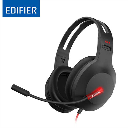 Edifier G1 USB Professional Headset Headphones with Microphone -  Noise Cancelling Microphone, LED lights  - Ideal for PUBG, PS4, PC EDIFIER