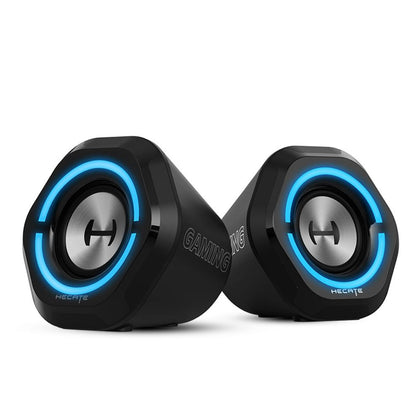 Edifier G1000 Gaming 2.0 Speakers System - Bluetooth V5.0/ USB Audio/ AUX Input/RGB 10 Light Effects/ 10W RMS Power - Black EDIFIER