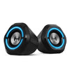 Edifier G1000 Gaming 2.0 Speakers System - Bluetooth V5.0/ USB Audio/ AUX Input/RGB 10 Light Effects/ 10W RMS Power - Black EDIFIER