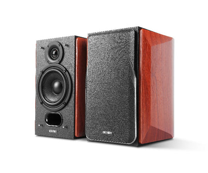 Edifier P17 Passive Bookshelf Speakers - Premium Wooden Enclosures/3/4inch Silk Dome Tweeters/4inch Bass Drivers/Wall-mount Brackets EDIFIER