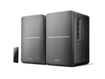 Edifier R1280DB - 2.0 Lifestyle Bookshelf Bluetooth Studio Speakers Black - 3.5mm AUX/RCA/BT/Optical/Coaxial Connection/Wireless Remote EDIFIER