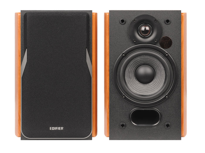 Edifier R1380DB 2.0 Professional Bookshelf Active Speakers - Bluetooth/Optical/Coaxial, Line In Connection/Wireless Remote Brown EDIFIER