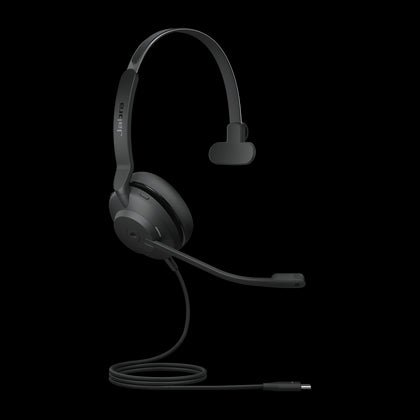 Jabra Evolve2 30 SE Wired USB-C MS Mono Headset, Lightweight & Durable, Noise Isolating Ear Cushions, Clear Calls, 2Yr Warranty