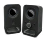 Logitech Z150 2.0 Stereo Speakers 6W Compact Size Easily Access to Power & Volume Control Headphone & Auxiliary Jack for TV PC Smartphone Tablet Logitech