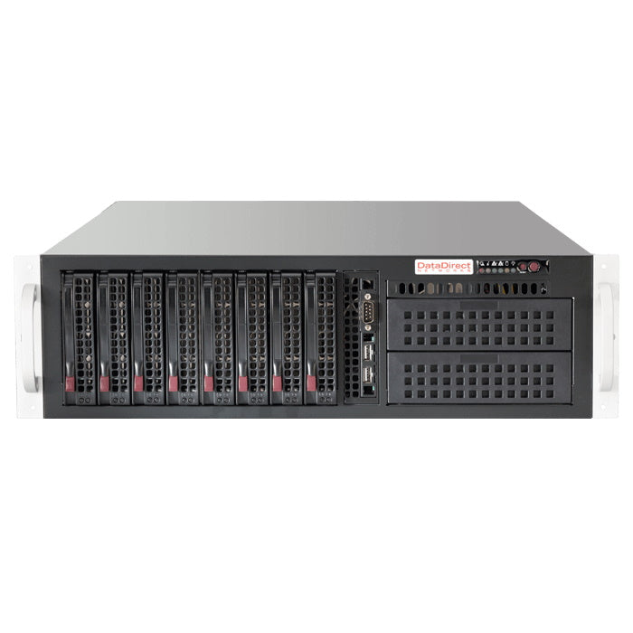 SuperMicro 3RU 835TQ-R920B Server Chassis, 8 x 3.5' HS HDD Bays, 920w RPSU, 7 x Expansion Slots, 5 Colling Fans, Suits E-ATX / ATX Motherboards Supermicro