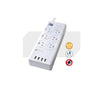 Sansai 6 Outlets & 4 USB Outlets Surge Protected Powerboard Master On/Off switch Surge and overload protected 230-240VAC IV Retail box Generic